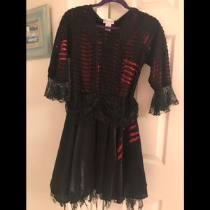 Tween werewolf costume with dress.